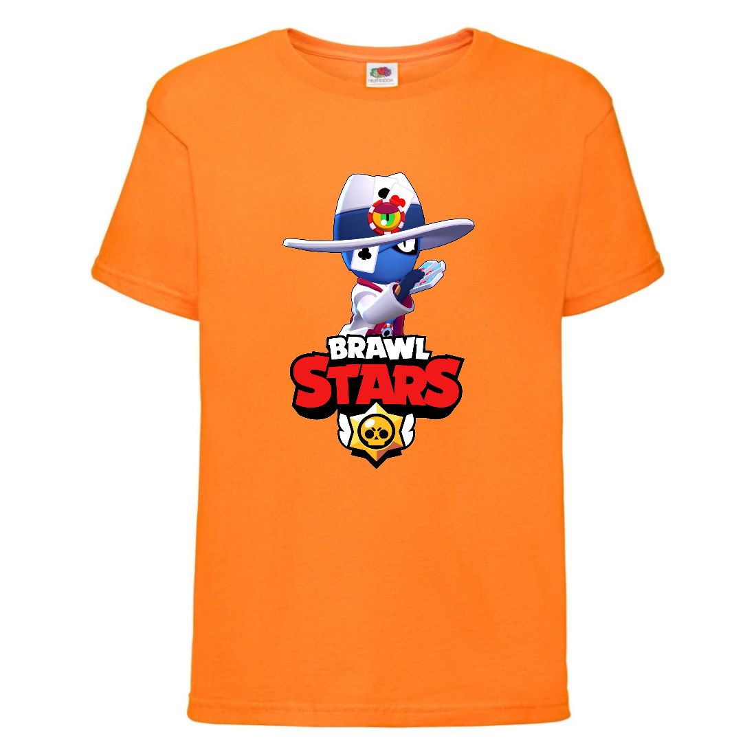 

Футболка детская Brawl Stars Tara Misfortune (Бравл Старс Тара Бедовая) оранжевая 104 см