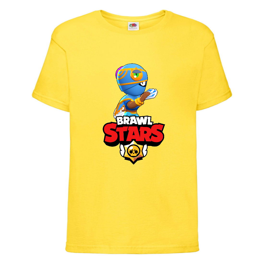

Футболка детская Brawl Stars Tara Indigo (Бравл Старс Тара Индиго) желтая 104 см