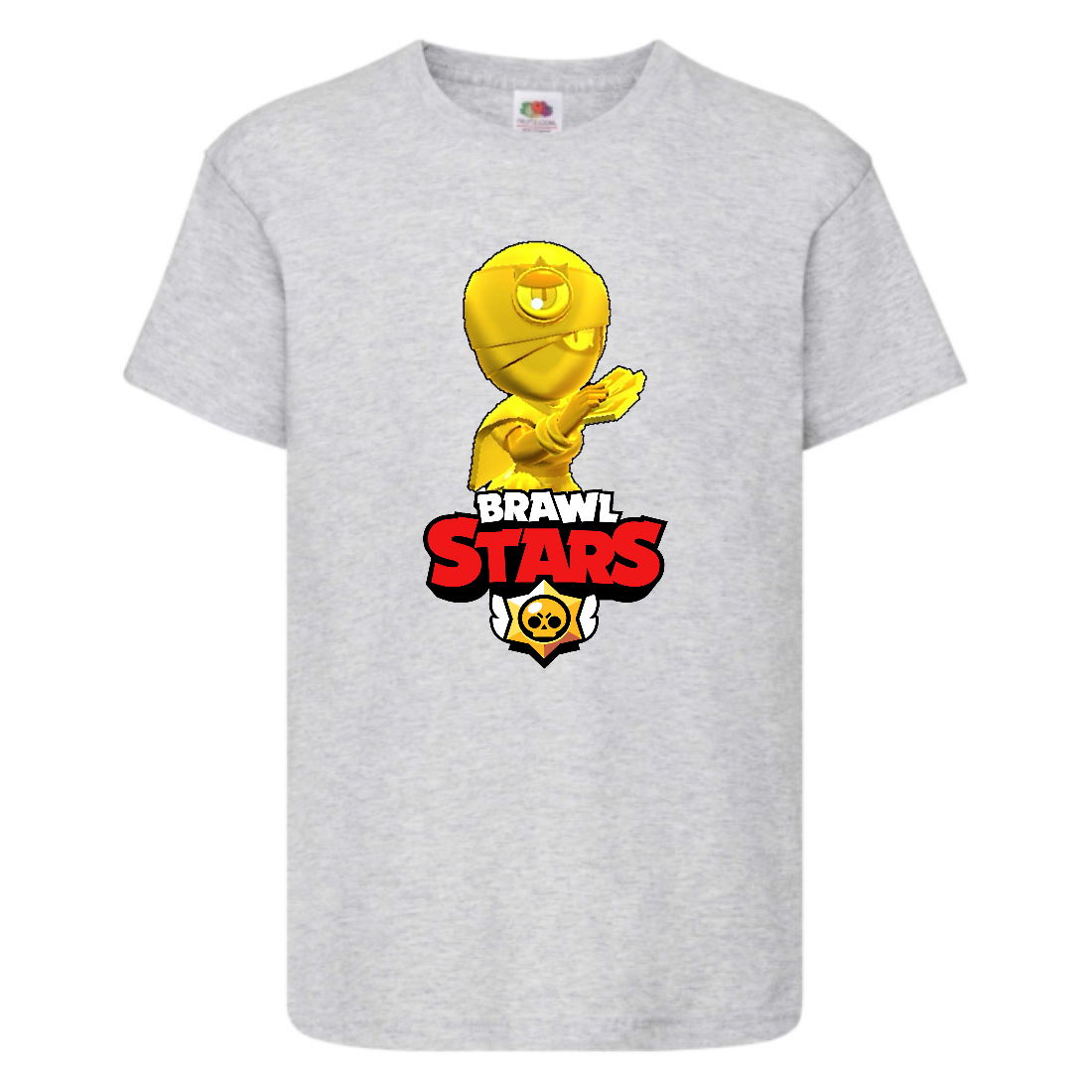 

Футболка детская Brawl Stars Tara Gold (Бравл Старс Тара Золотая) серая 164 см