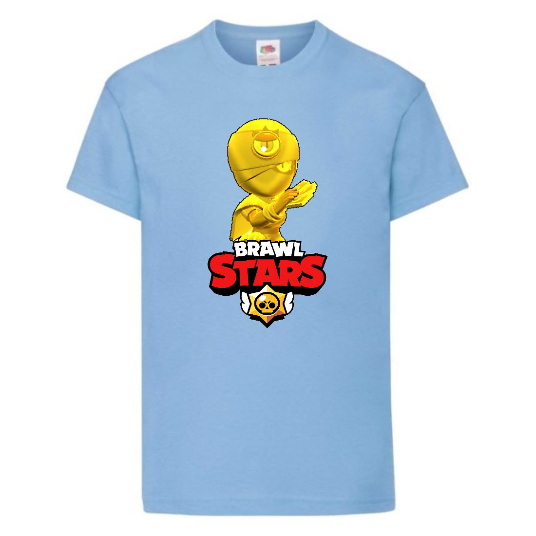 

Футболка детская Brawl Stars Tara Gold (Бравл Старс Тара Золотая) голубая 104 см