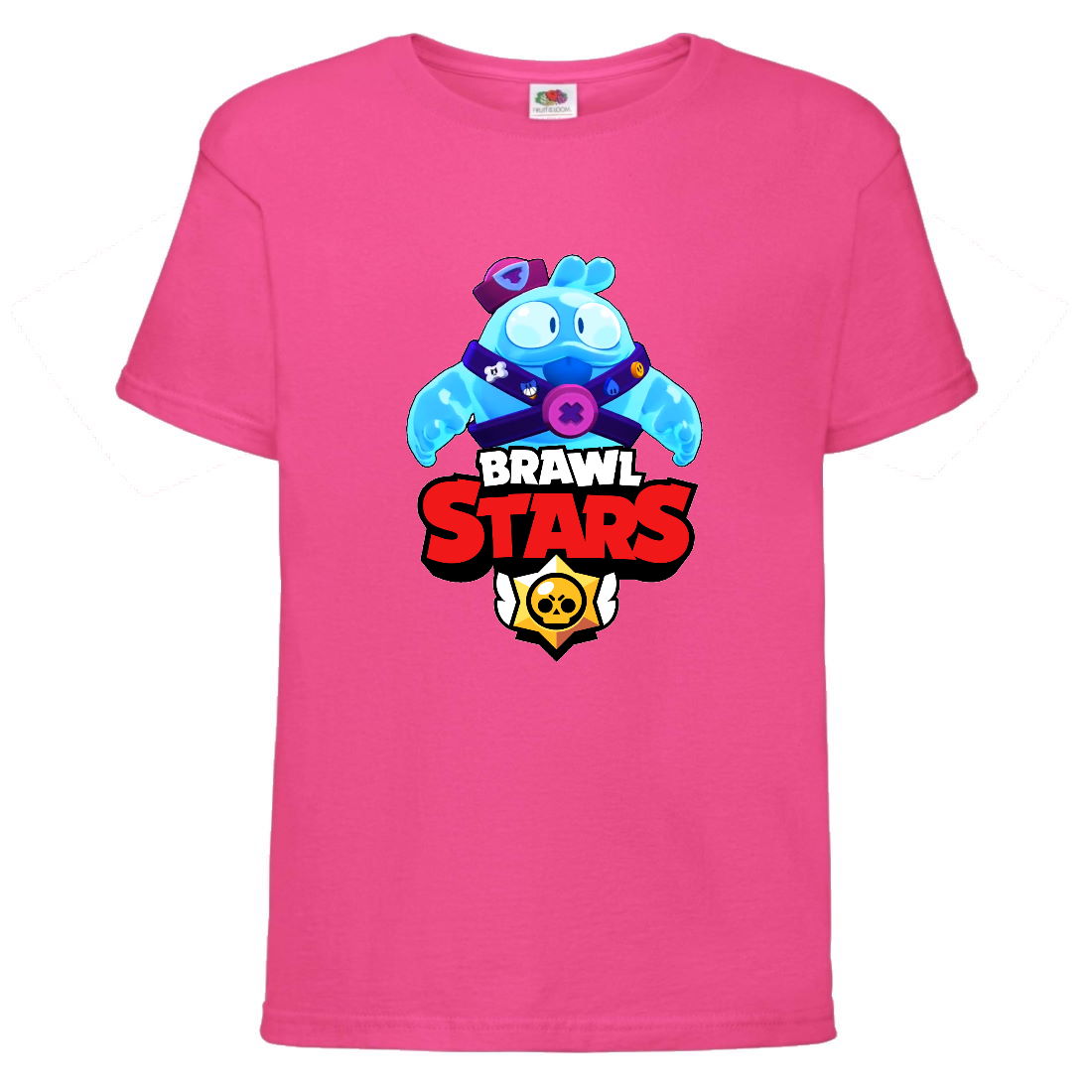 

Футболка детская Brawl Stars Squeak (Бравл Старс Скуик) малиновая 104 см