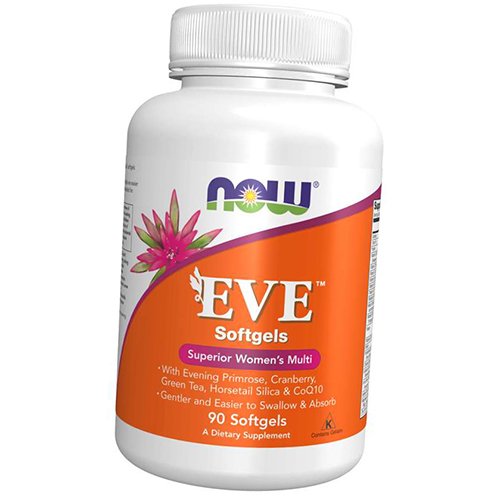 

Мультивитамины для женщин, Eve Softgel, Now Foods 90гелкапс (36128272)