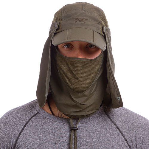 

Кепка с защитой шеи от солнца Arcteryx TY-1625 FDSO Оливковый