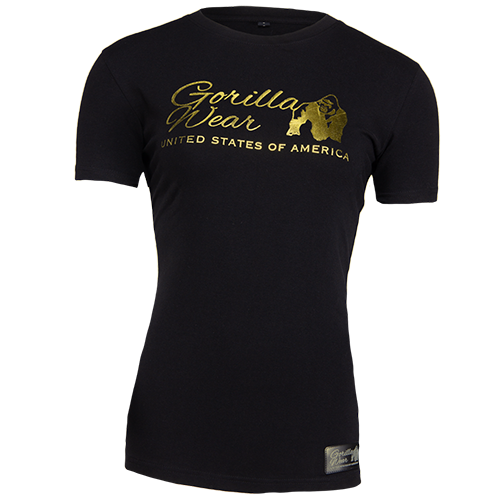 

Футболка женская Luka Gorilla Wear M Черно-золотой