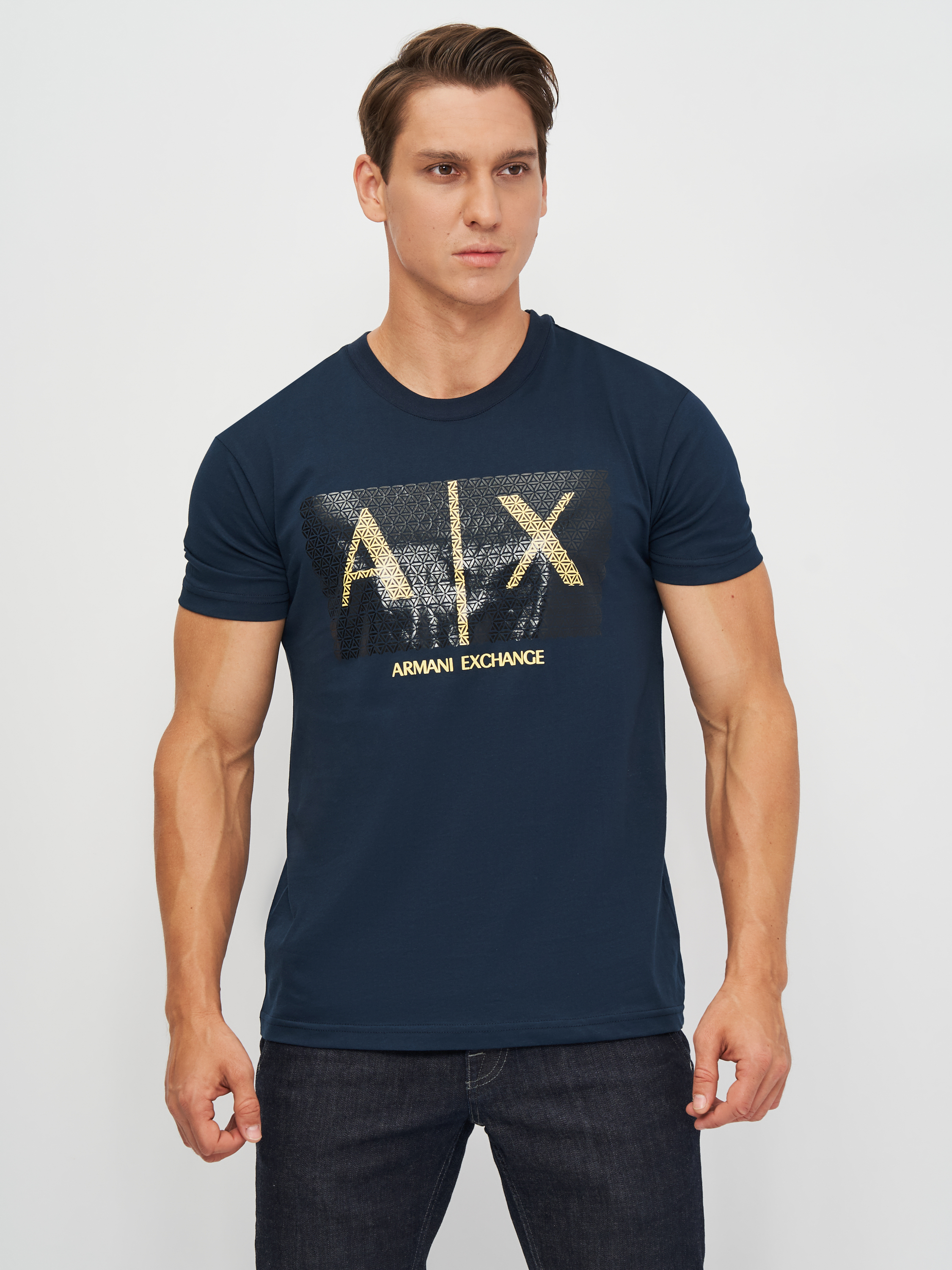 

Футболка Armani Exchange 10748.3 M (46) Темно-синяя
