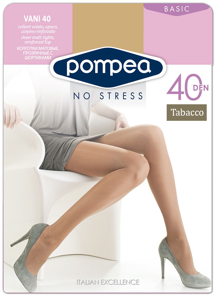 

Колготки Pompea Vani 40 Den / р Tabacco, Колготки Pompea Vani 40 Den 1/2 р Tabacco