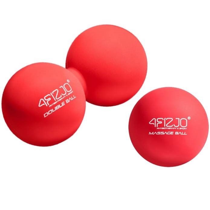 

Набор массажных мячиков 4FIZJO Lacrosse Ball 6.5 x 13.5 см для самомассажа, фитнеса, йоги (4FJ1202-1219)