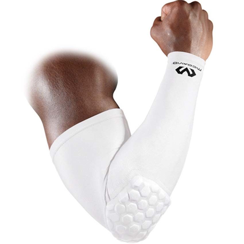 

Налокотник защитный баскетбольный McDavid Hex Elbow Pads размер L белый (6500)