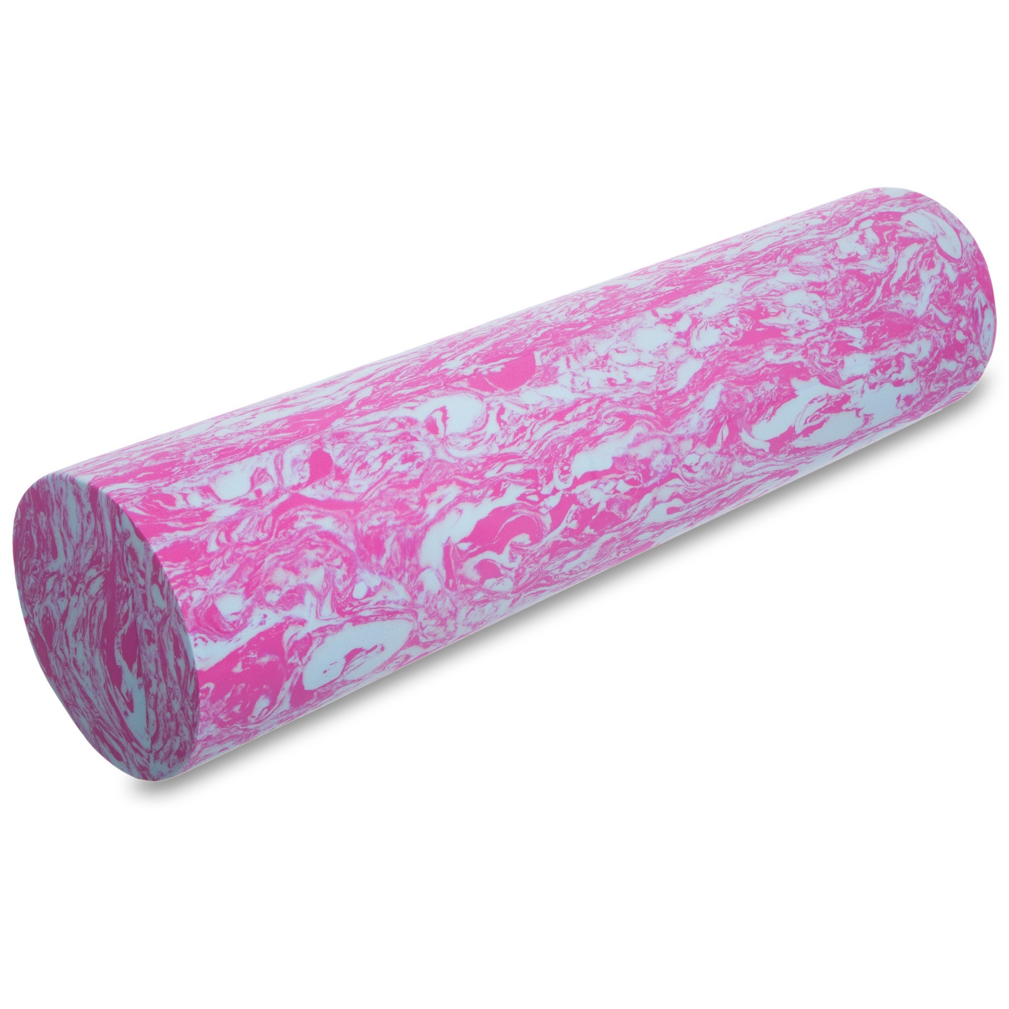 

Валик-роллер массажный Zelart Yoga Roller 15x60 см для йоги, фитнеса, массажа спины, малиново-голубой (FI-1734)