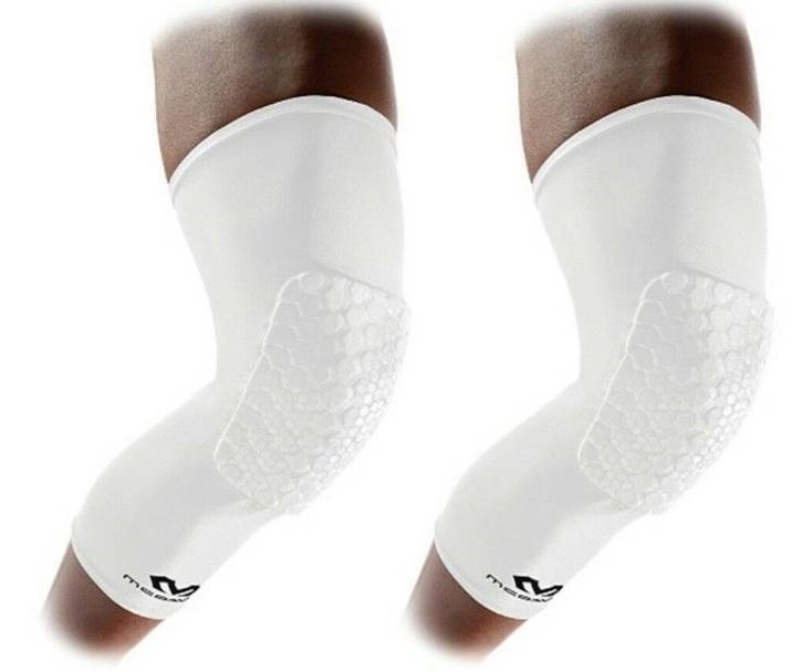 

Наколенники баскетбольные McDavid Hex Knee Pads защитные компресионные размер М белые 2 шт. (6446)
