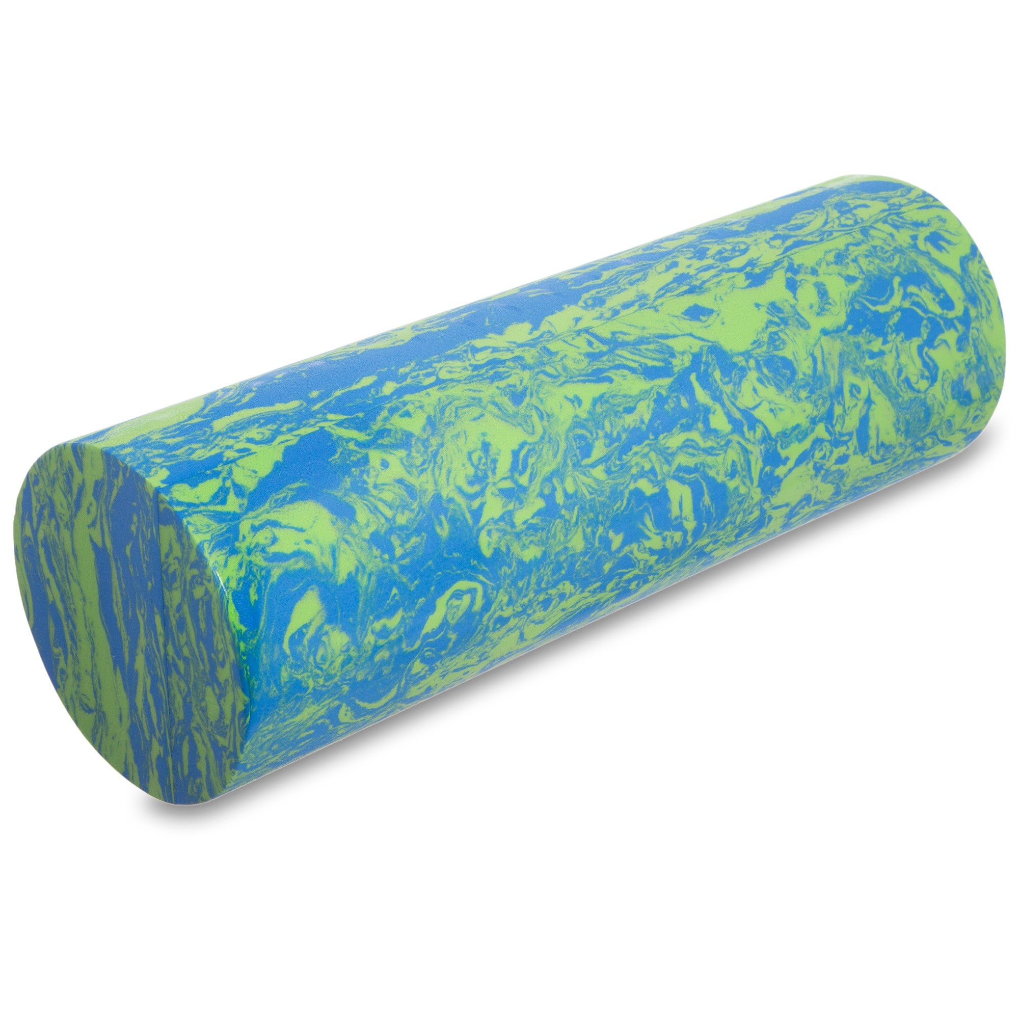 

Валик-роллер массажный Zelart Yoga Roller 15x45 см для йоги, фитнеса, массажа спины, зелено-голубой (FI-1732)
