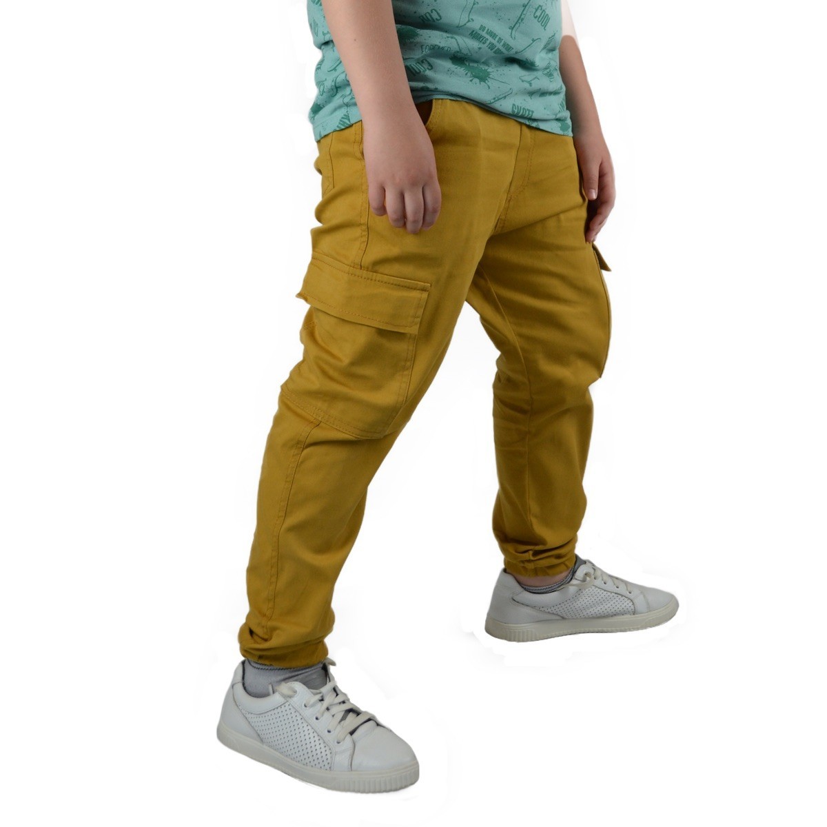 

Штаны KIT-Lime "НUlIGAN" Plus size -желтыер. р.140 -арт. 01-51-12Y