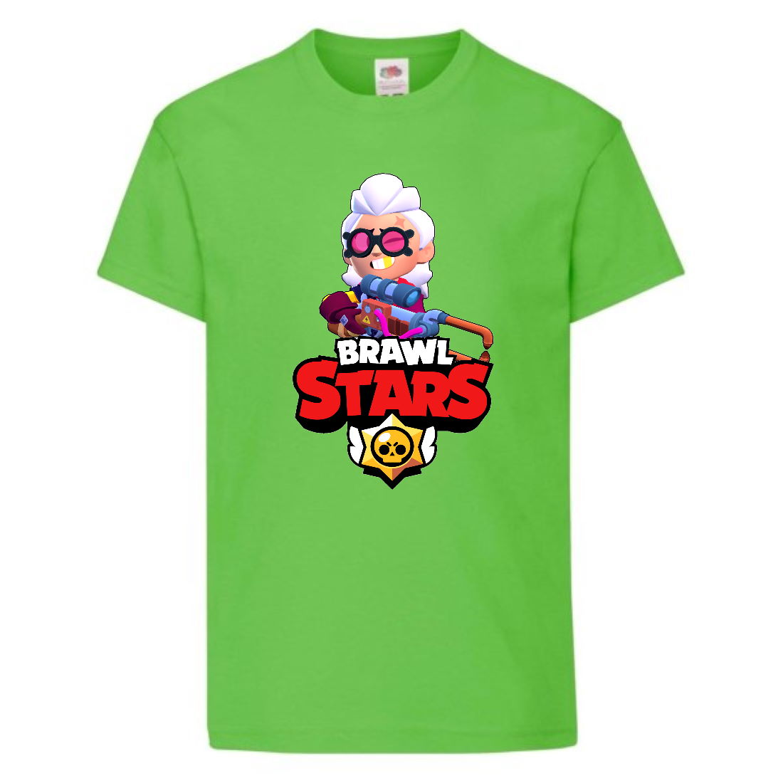 Футболка дитяча Brawl Stars Belle (Бравл Старс Белль) світло-зелена 116 ...