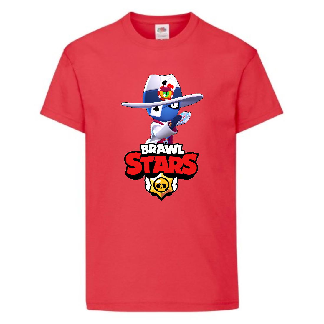 

Футболка детская Brawl Stars Tara Misfortune (Бравл Старс Тара Бедовая) малиновая 104 см