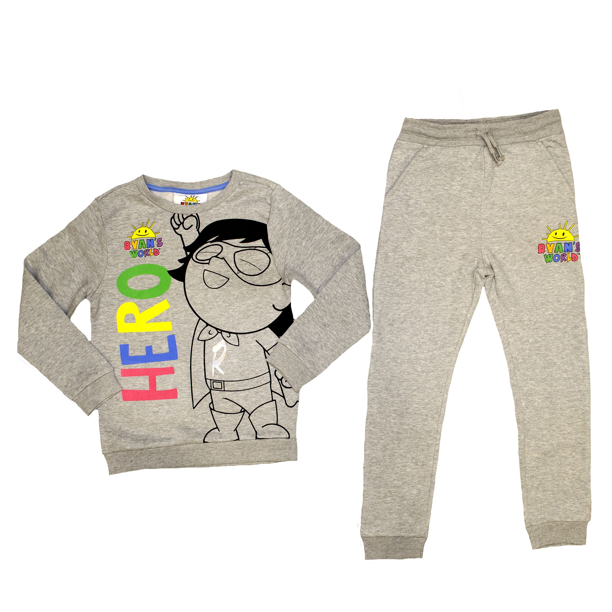 

Спортивный костюм для мальчика ( 1 шт ) George серого цвета свитшот и штаны на манжетах 8-9 лет (128-135 см) 1777