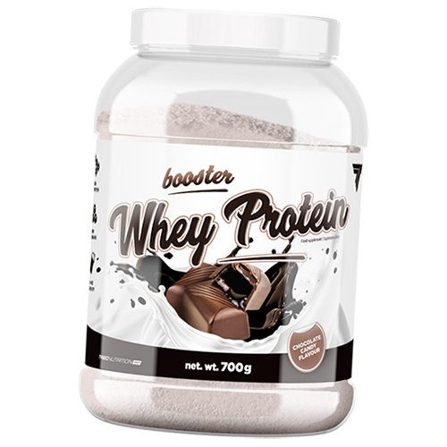 

Протеин, Концентрат Сывороточного Белка, Booster Whey Protein, Trec Nutrition 700г Тройной шоколад (29101013)