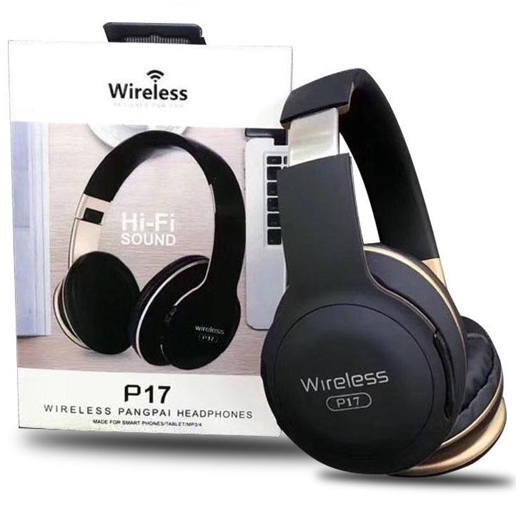 

Беспроводные Bluetooth наушники Wireless P17 Headphone Black