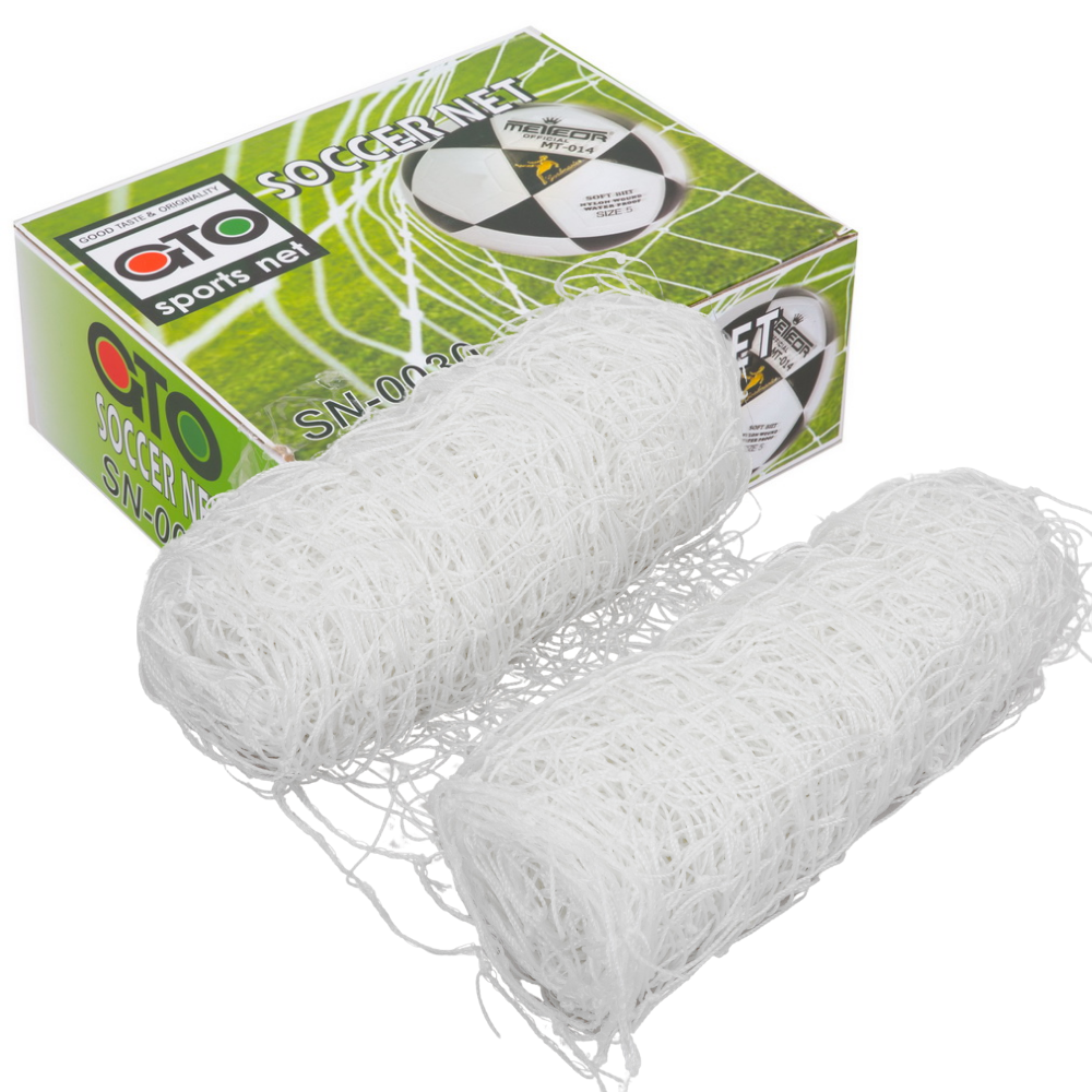 

Сетка для футбольных больших ворот 2 шт GTO 7,3 x 2,4 x 1,5 м Полиэстер (SN-0030)