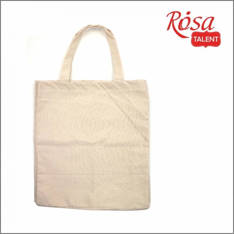

Сумка хлопковая Rosa Talent 35х40х10см длинная ручка бежевый