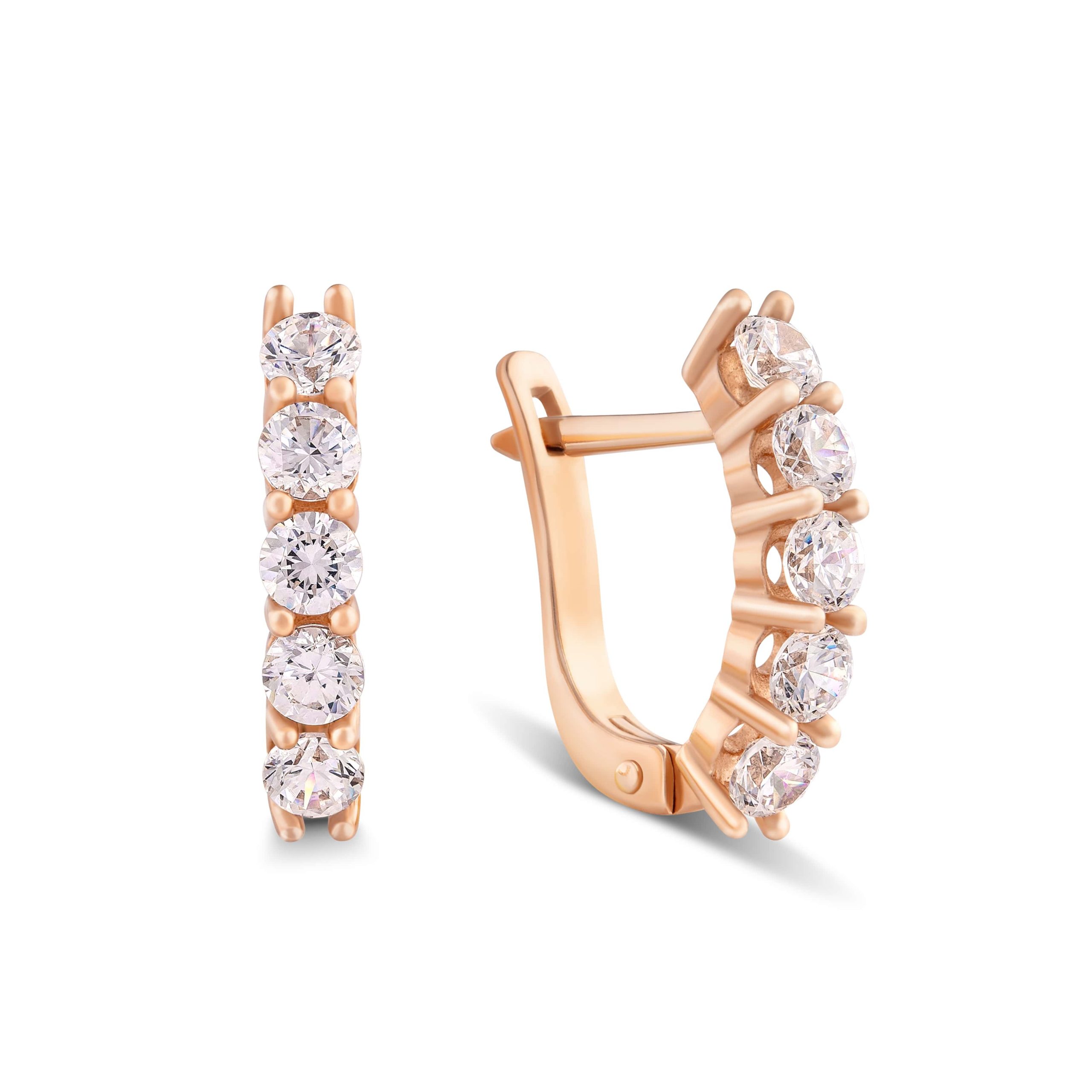 

Серьги дорожки из красного золота с фианитами КАМЕЯ 28200811.173.2191270101