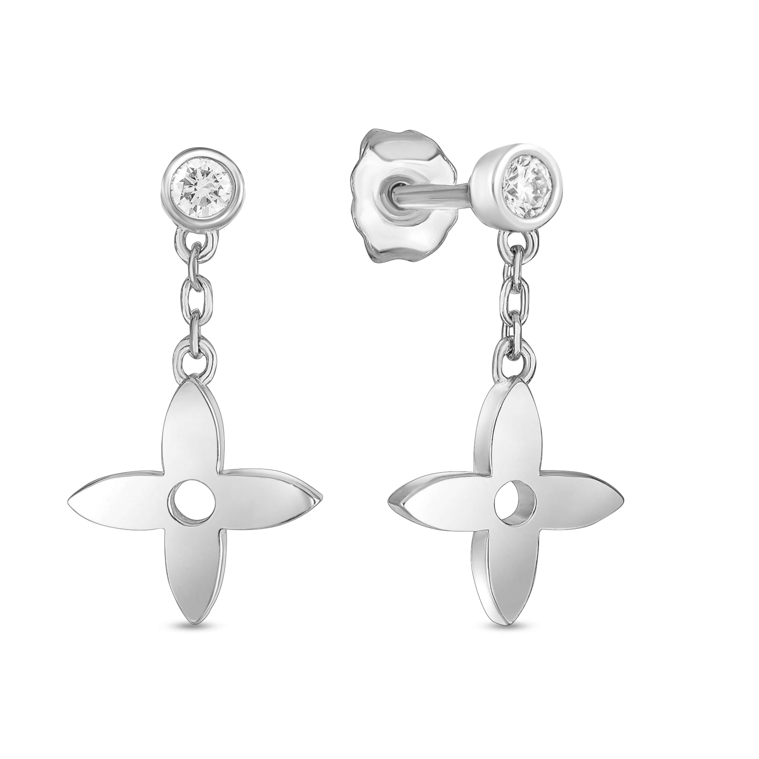 

Серьги пусеты из серебра КАМЕЯ 28200922.146.003532s