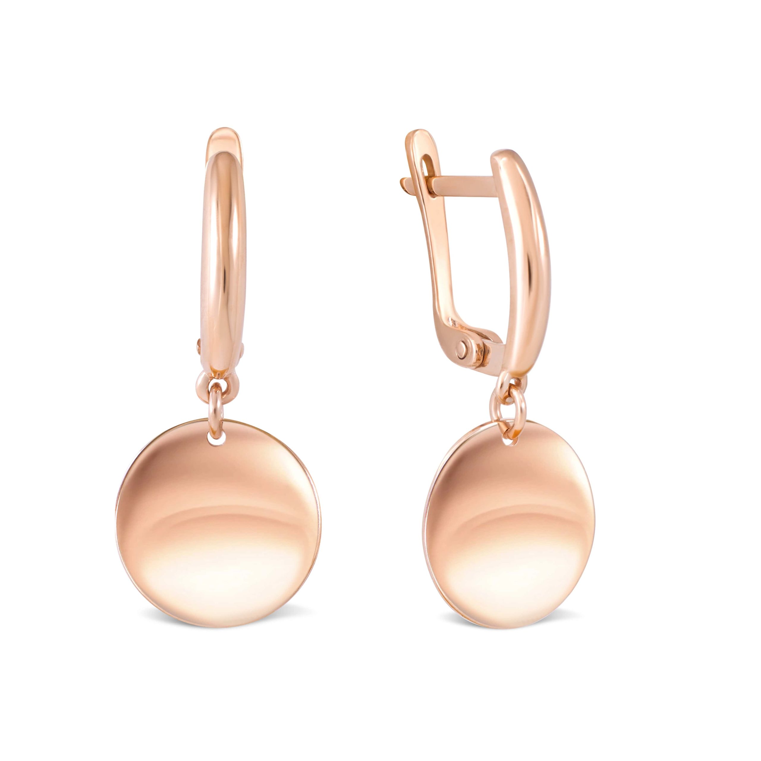 

Серьги из красного золота Монетки КАМЕЯ 29900911.78.s057