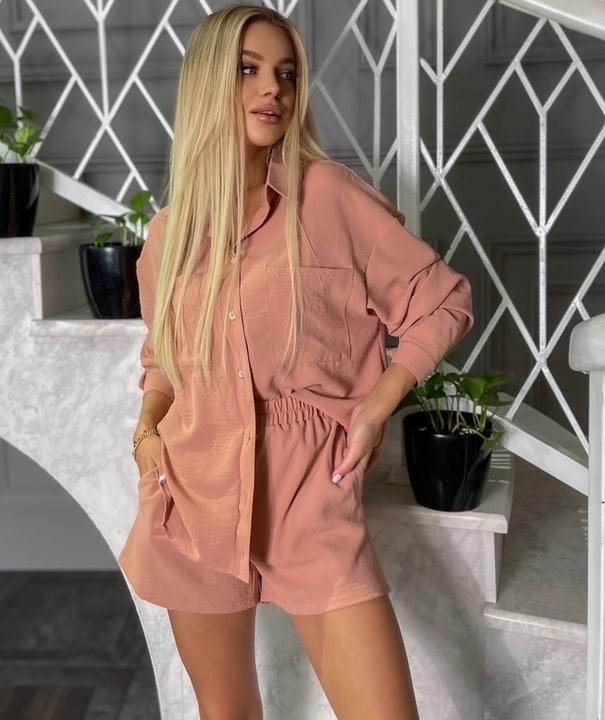 

Костюм G&M k-81364 42-44 Размер цвет пудра