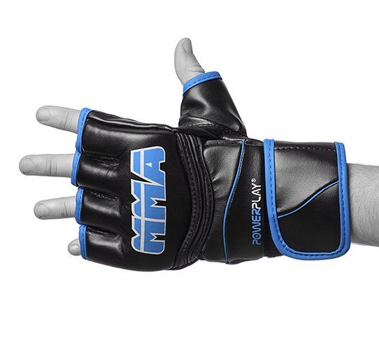 

Перчатки для MMA 3055 Power Play S Черно-синий (37228051)