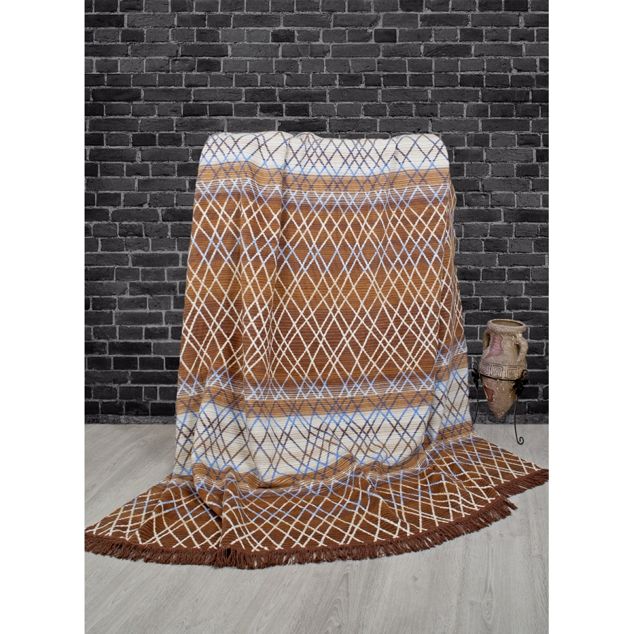 

Плед Lotus Vision coffee хлопок 200*220