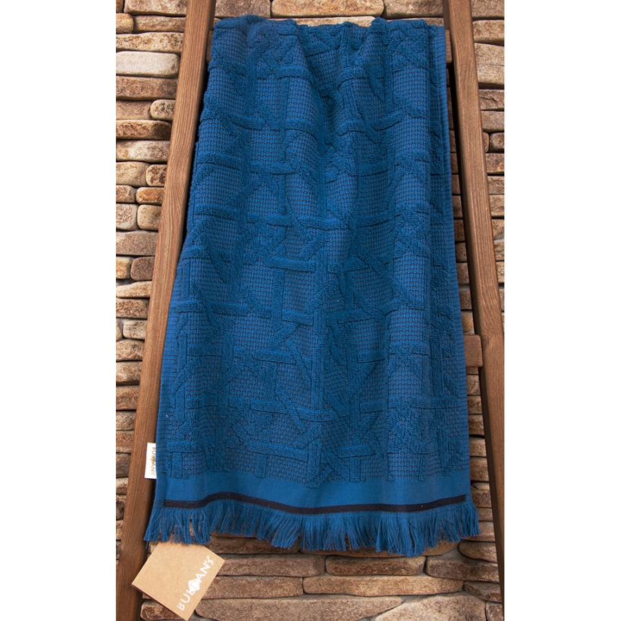 

Полотенце махровое Buldans Selcuk denim 90*150