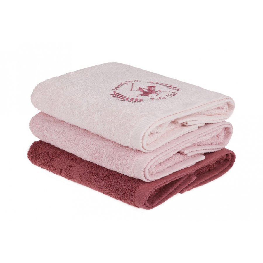 

Набор полотенец Beverly Hills Polo Club 355BHP2263 Pink, Powder, Dusty Rose 50*90(3) (svt-2000022229272)