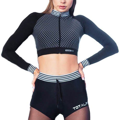 

Топ с молнией T44-CX10 TotalFit L Черный