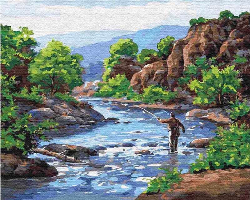 

Картина по номерам Идейка Отдохнуть душой 40 x 50 см (КНО2250) (4823104304661)