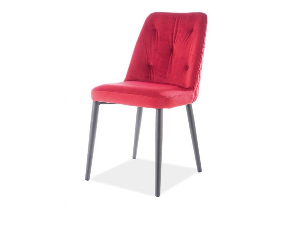 

Стул обеденный LYMEL DURAN VELVET красный 460х460х860 мм
