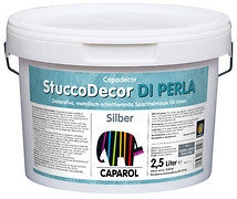 

Декоративное финишное покрытие Caparol StuccoDecor DI PERLA Silber 2,5 л.