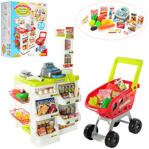 

Детский магазин Limo Toy , прилавок, тележка продукты