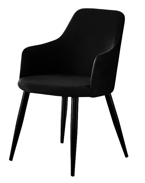 

Стул с обеденный LYMEL SYLLY VELVET черный 540x600x870 мм