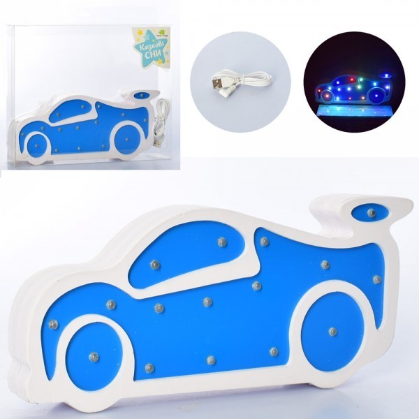 

Деревянная игрушка Ночник Машинка
