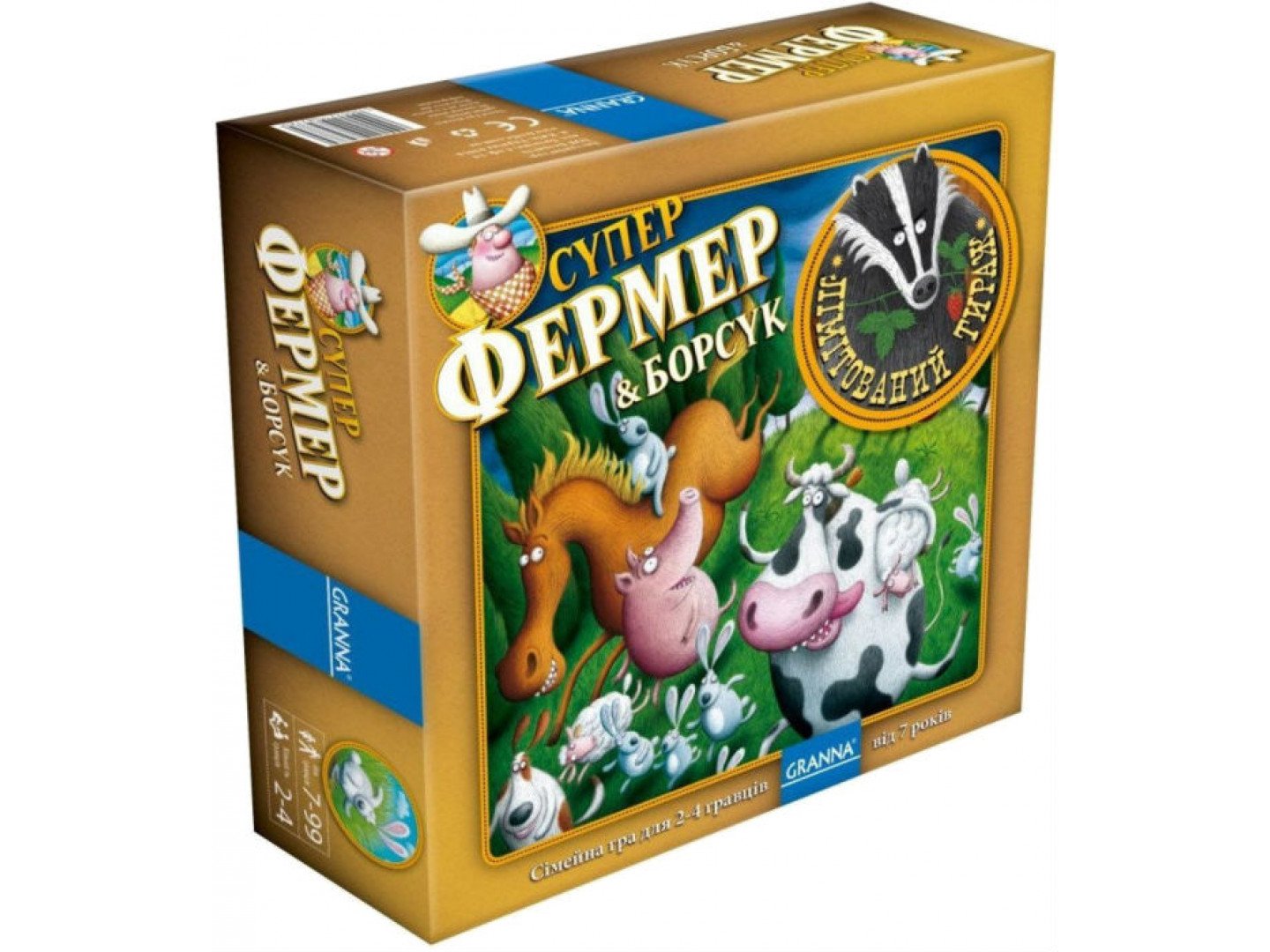 

Настольная игра Супер Фермер и Барсук (укр.версия) Super Farmer & Barsuk