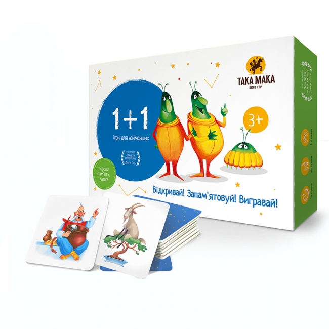 

Настольная игра 1+1 Один плюс один (укр.версия)