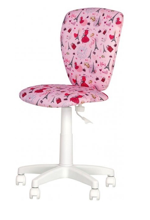 

Кресло офисное детское LYMEL POLLY GTS White CM-04 розовое 400х410х945 мм