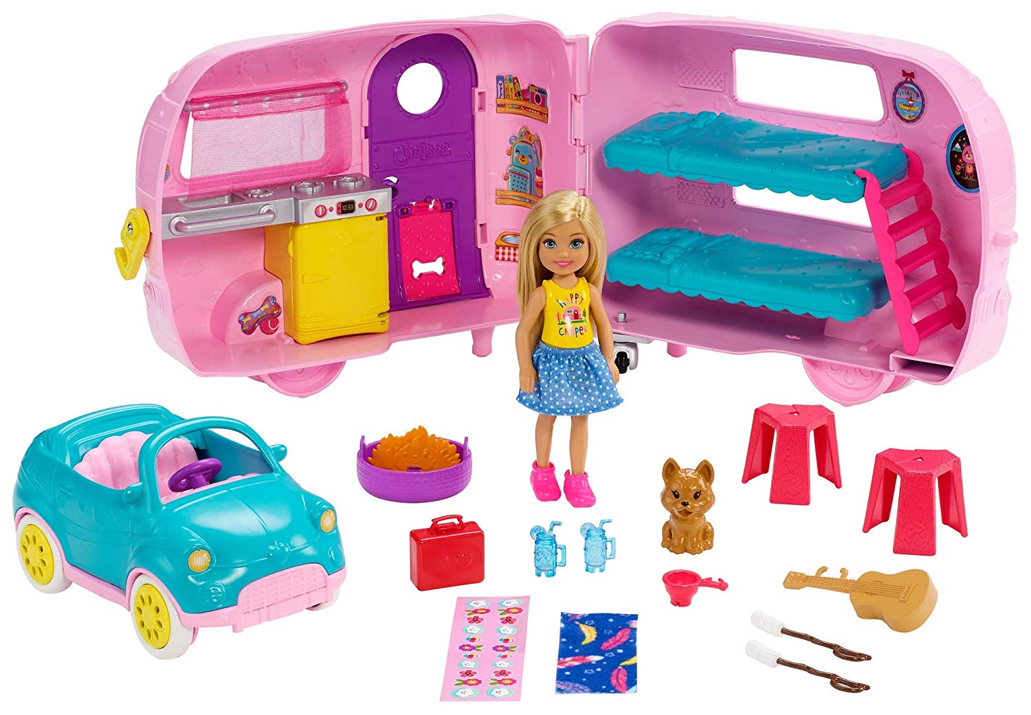 

Игровой набор Барби клуб Челси кемпер трейлер Barbie Club Chelsea Camper