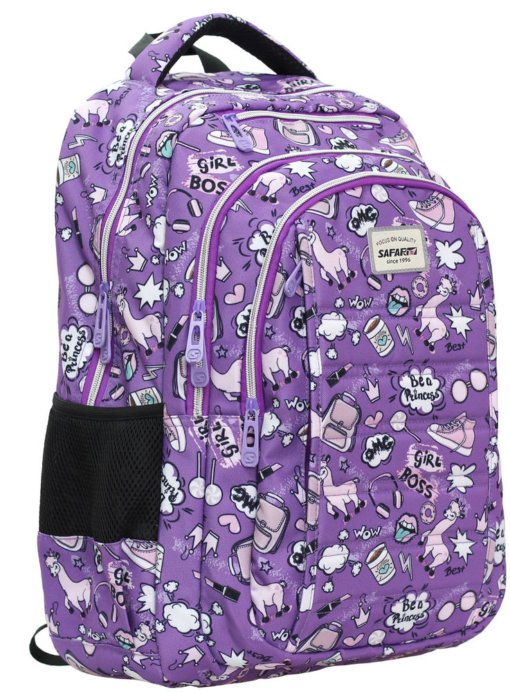 

Рюкзак Safari Sity 45x30x18 см 24 л Сиреневый (21-155L-3/8591662231557)