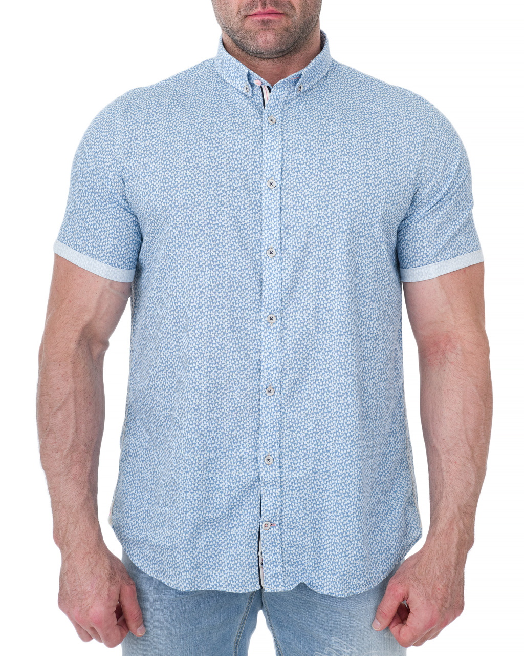 

Сорочка чоловіча COLOURS & SONS (91182200-0132/8) Блакитний XXL