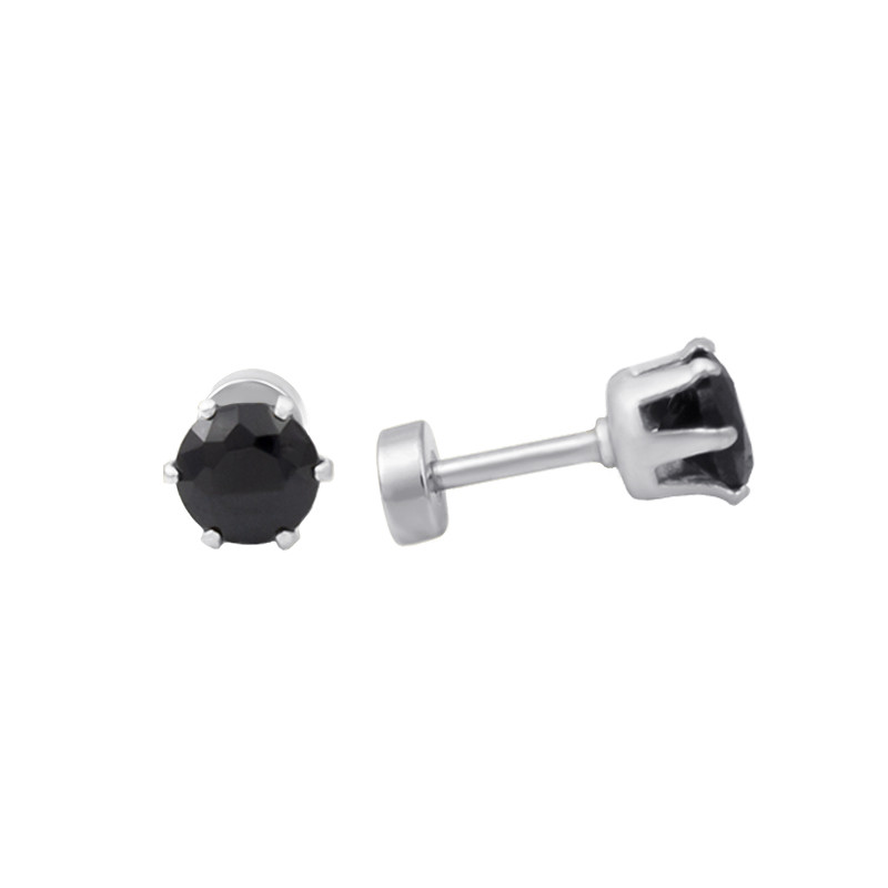 

Серьги Steel Story из медицинской стали 316L с кристаллами циркония, СС-1453