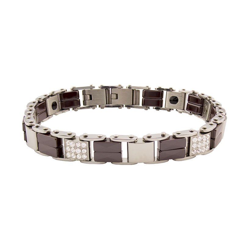 

Steel Story Браслет из керамики и медицинской стали 316L, БК-1657
