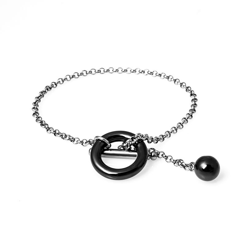 

Steel Story Браслет из керамики и медицинской стали 316L, БК-2033