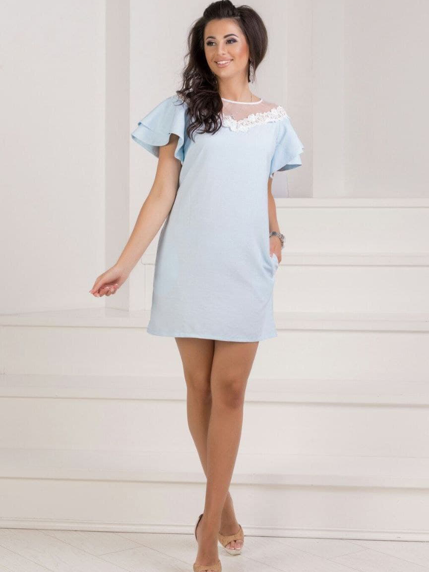 

Платье Jaklin 7870  Голубое, Платье Jaklin 7870 S Голубое