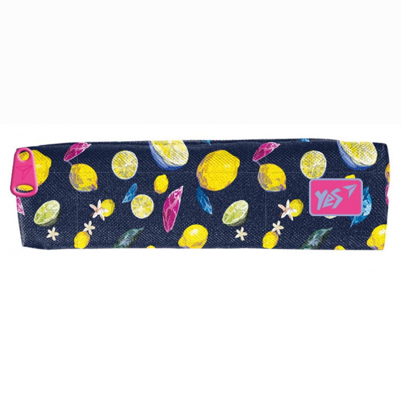 

Пенал косметичка школьный на одно отделение YES TP-04 crazy fruit Синий (533019)(TP-04)