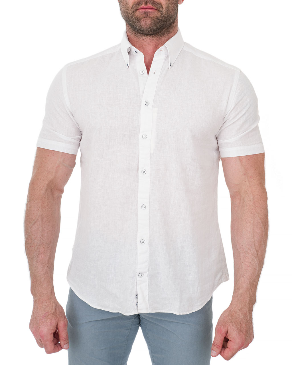 

Сорочка чоловіча 2BLIND2C (2BSH450-Stefano-WHT/91) Білий XXXL